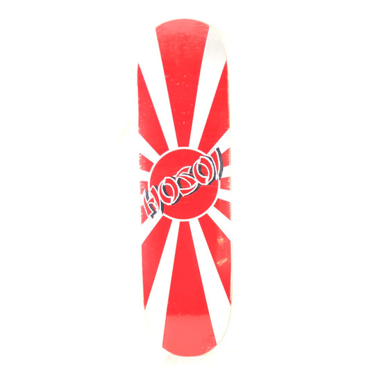 Hosoi Rising Sun graphic Red White Size 8.5" Vintage NOS Deck