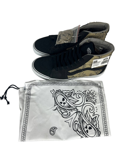 Vans Sk8 Hi "S" Mr. Cartoon Industrial Black Khaki US Mens Size 9 Classic Shoes