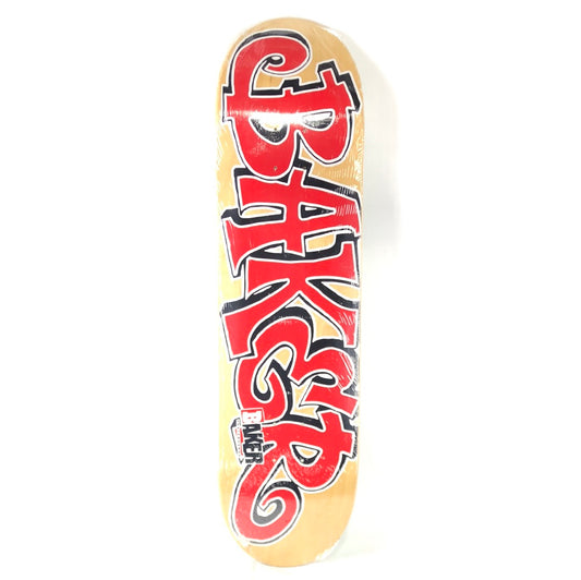 Baker Script Natural Red Size 8.4 Skateboard Deck