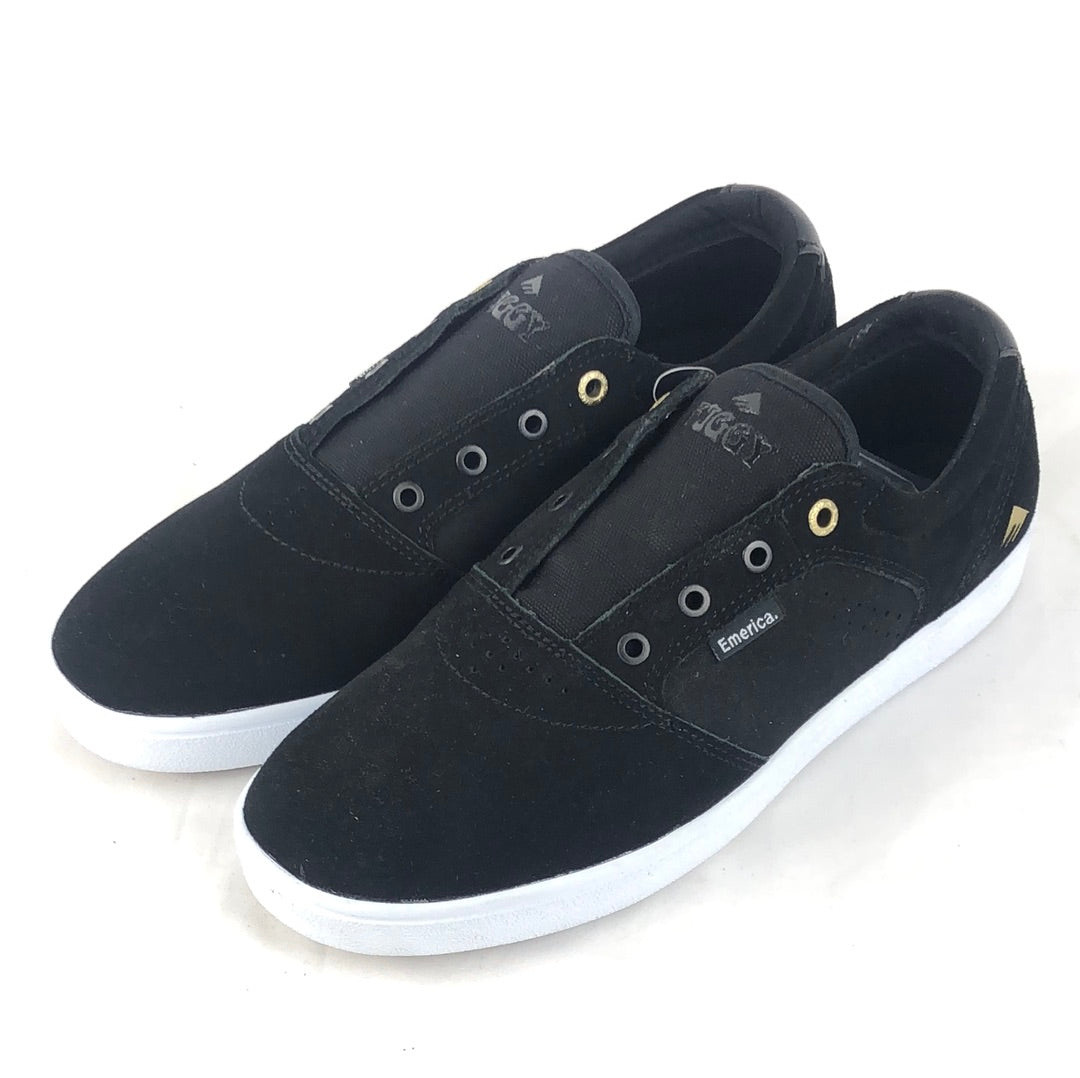 Emerica Figgy Dose Black White Gold U.S. Men Size 8.5