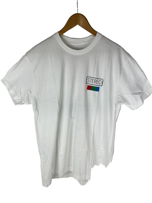Stereo Color Bars White Multi Size L S/s Vintage Shirt 2006