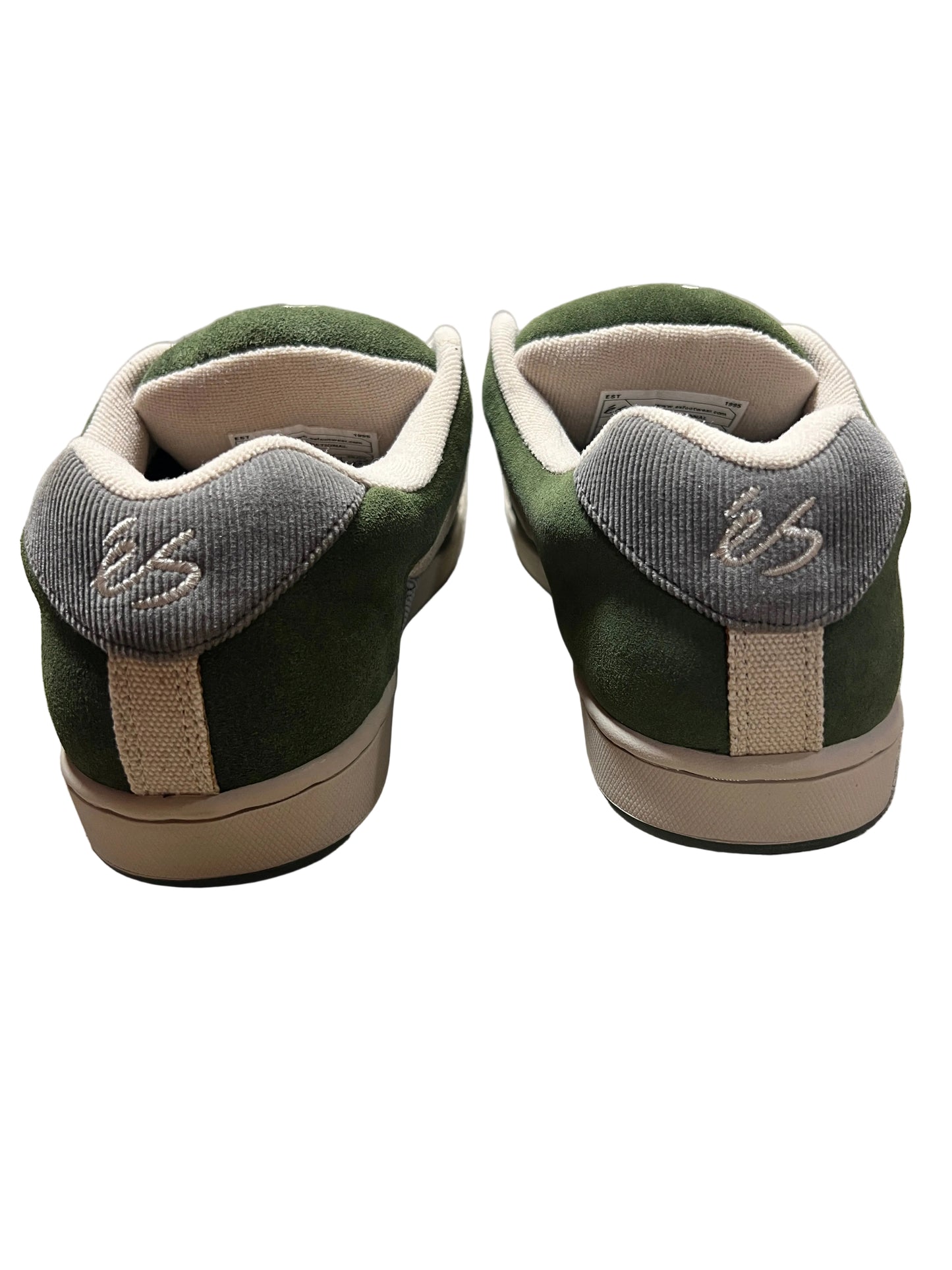 ES Accel Green Heather Corduroy US Mens Size 10.5 Classic Shoes