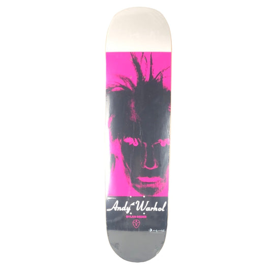 Alien Workshop Dylan Rieder Andy Warhol  Black Pink White 8" Skateboard Deck