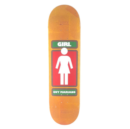 Girl  Guy Mariano 15 Years Girl Logo Orange Size 8.5" Skateboard Deck