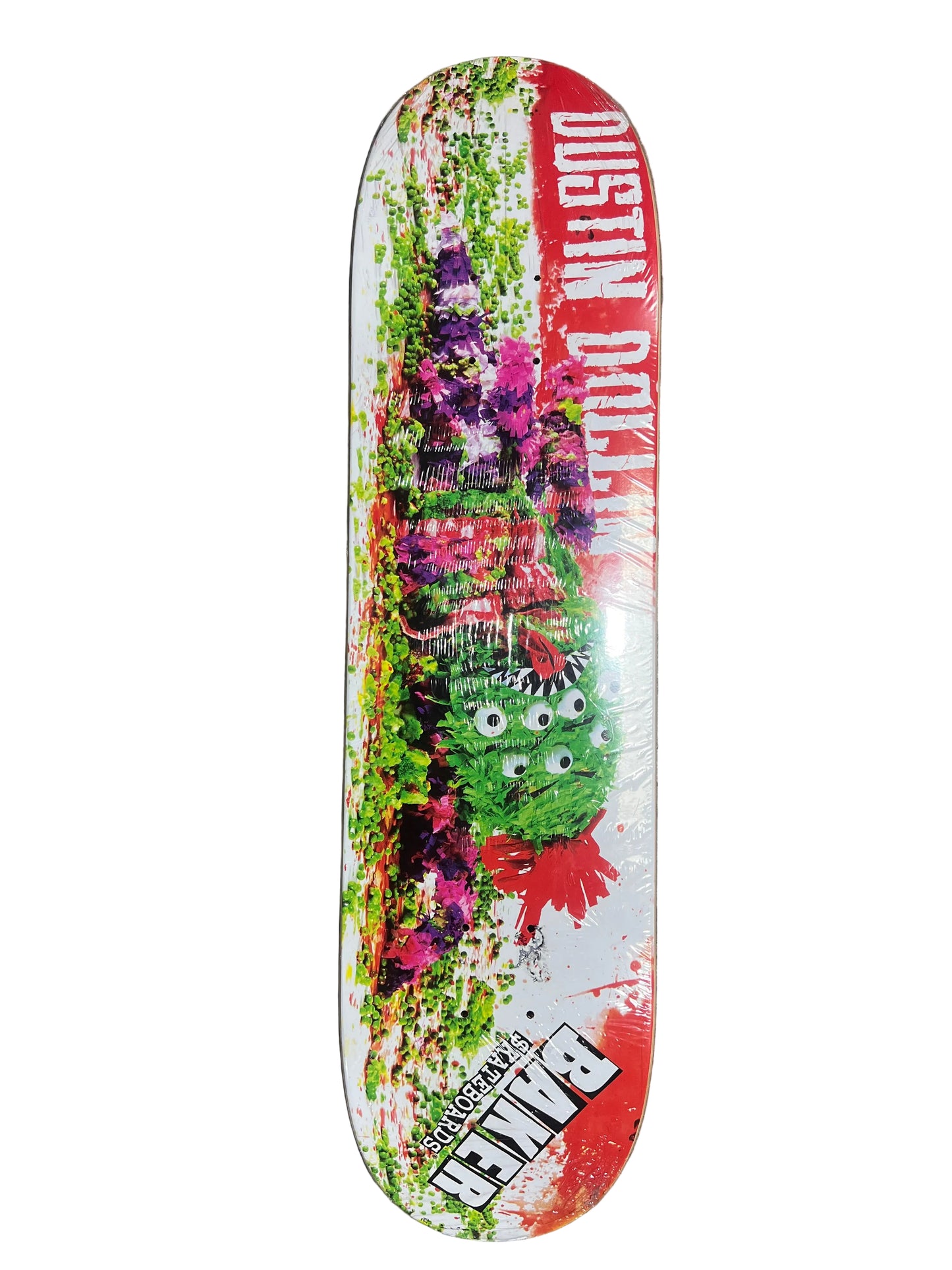 Baker Dustin Dollin Pinata White Red Multi Size 8.0" Vintage NOS Deck 2012