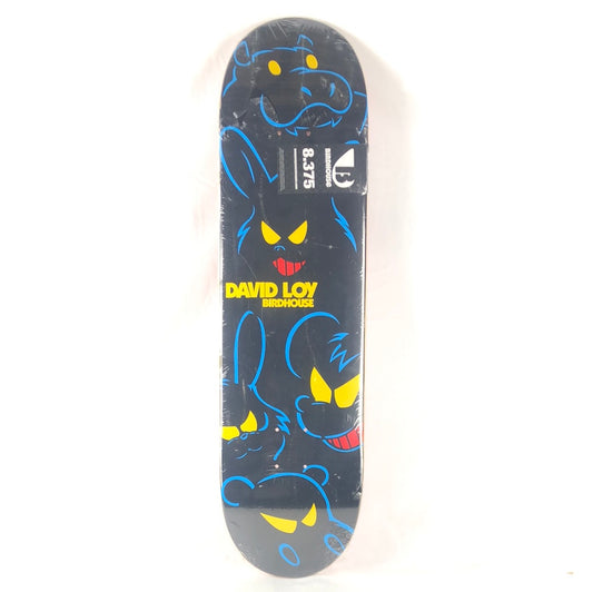 Birdhouse David Loy Black/Blue/Yellow 8.375 Skateboard Deck