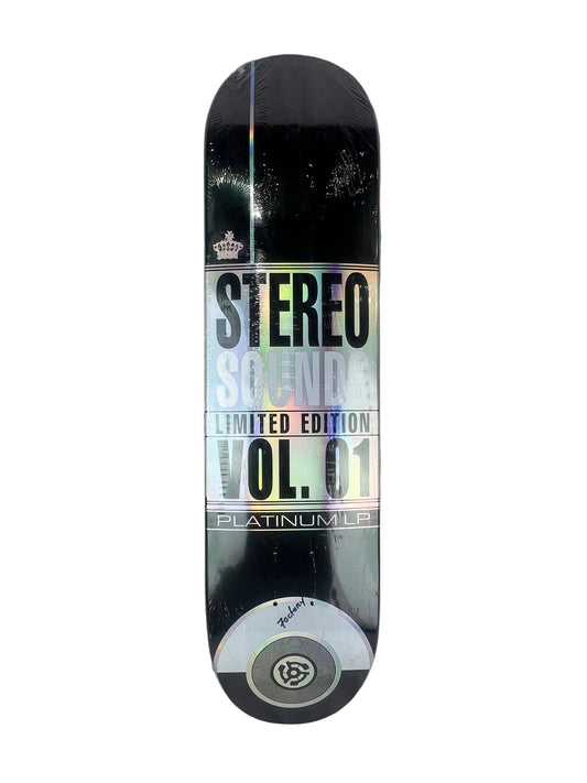 Stereo Stereo Sounds Limited Edition VOL. 01 PLATINUM LP Silver Holo Foil Black White Size 7.625" Vintage NOS Deck