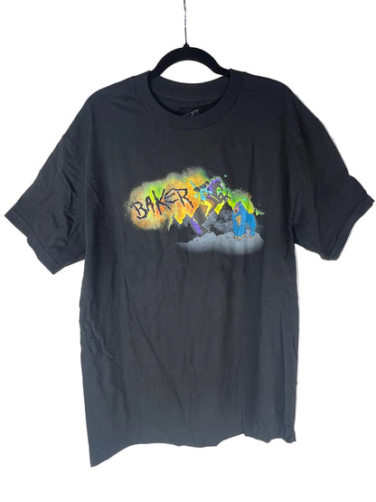 Baker Zombies Black Multi Size L S/s Vintage Shirt