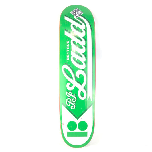 Plan B PJ Ladd Pro Model Black/White/Green 7.75'' Skateboard Deck 2007