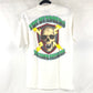 The Hundreds Chest and Back Logo Thunder Stealers White Black green Yellow Size M S/s Shirt