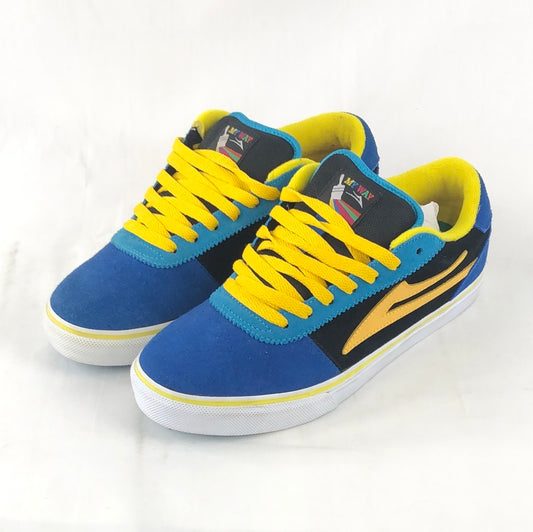 Lakai Manchester Select ''My Way'' Blue/Yellow Suede US Mens Size 9