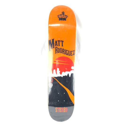 Stereo Matt Rodriguez Sun Rise Black/Orange/Red 7.5" Skateboard Deck