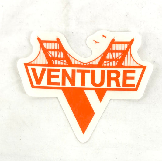 Venture "Bridge" White Orange 5" Sticker