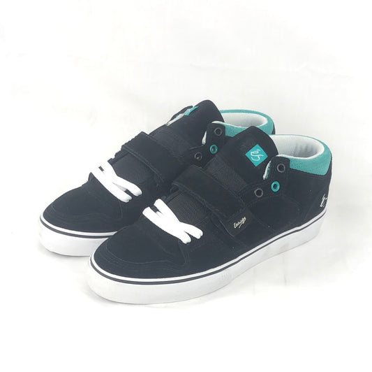 ES Theory 1.5 Mid Justin Eldridge Black White Green 2010 U.S. Mens Size 10