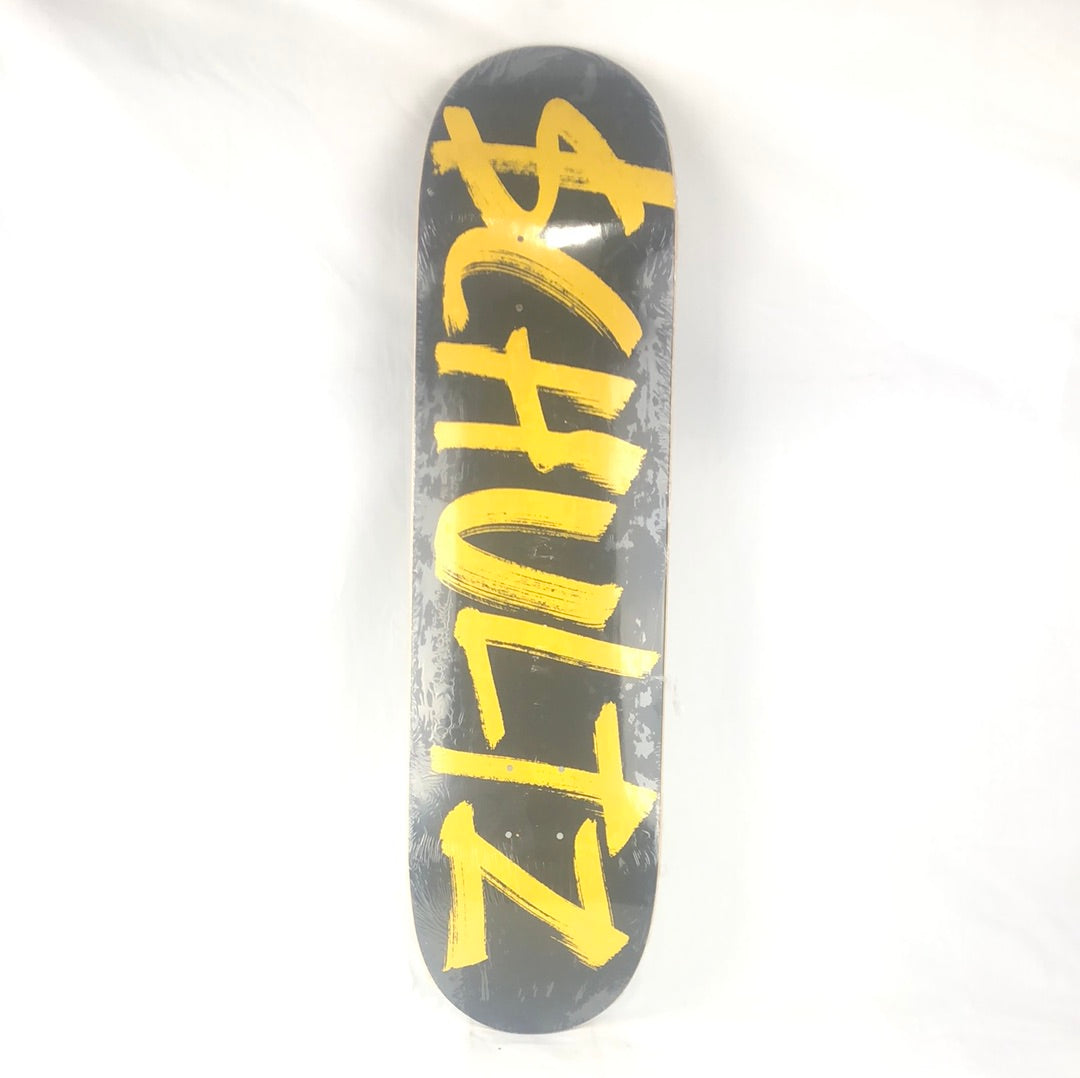 Slave Anthony Shultz Classic Font Black/Yellow 8.1'' Skateboard Deck