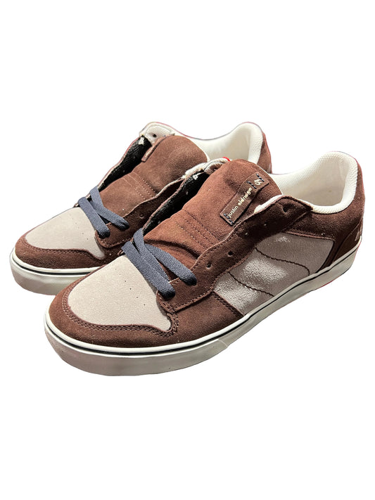 ES Justin Eldridge Theory Brown Grey US Mens Size 11 Classic Shoes