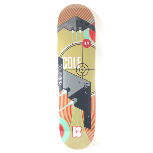 Plan B Chris Cole Stealth Bomber Graphic Green/Blue/Black/Grey/Blank Red Size 8.3 Skateboard Deck