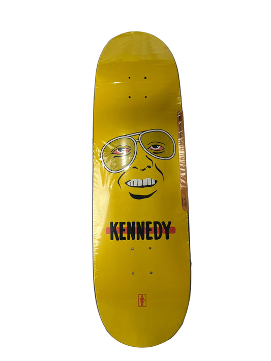 Girl Cory Kennedy One Offs Series King Coryman "Phawt" Yellow White Black Size 9.125 x 33" Vintage NOS Shaped Deck
