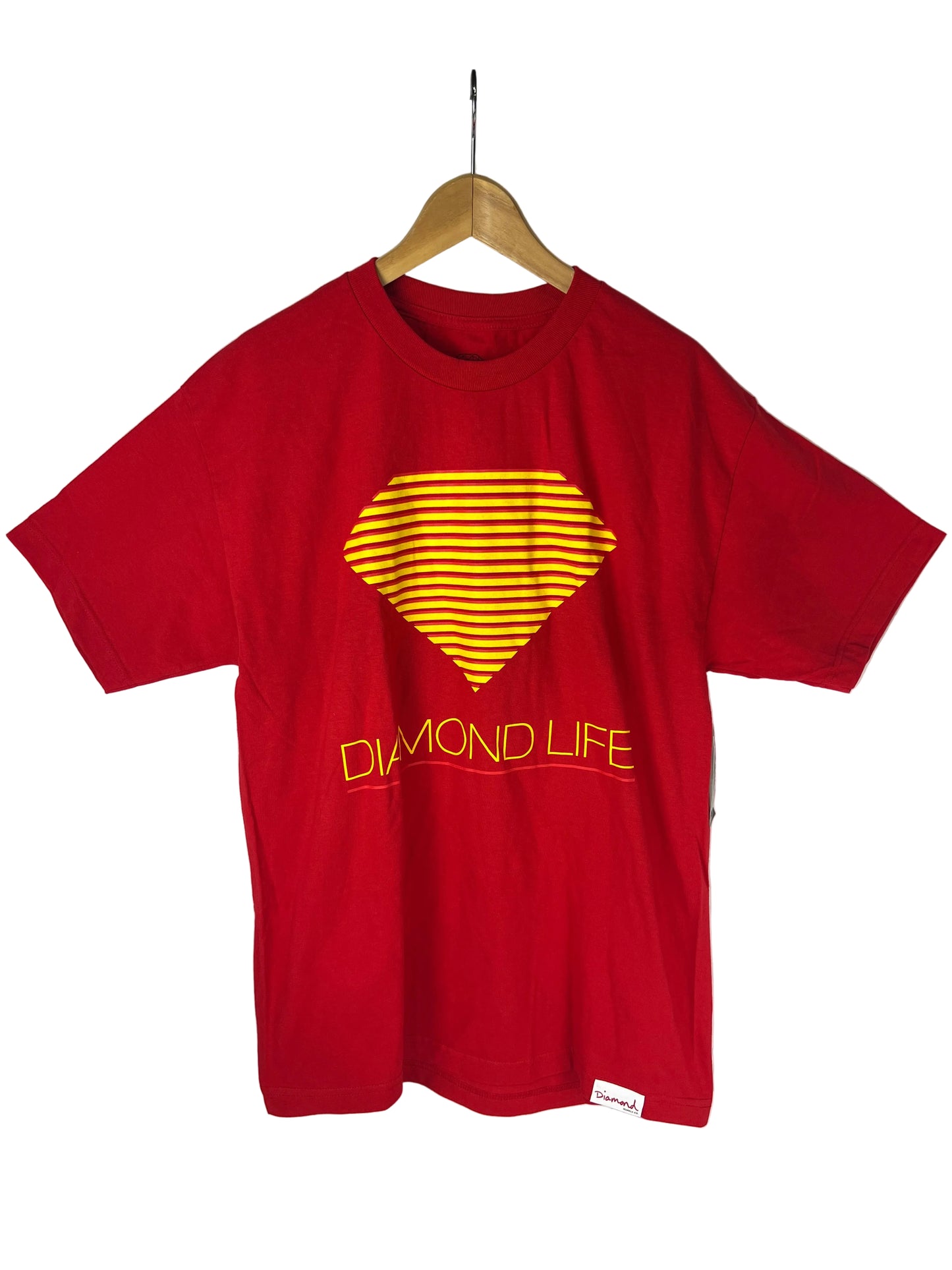 Diamond Diamond Life Red Yellow Size L Vintage S/s Shirt