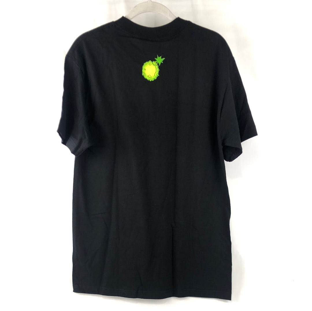 The Hundreds Chest Logo Black Green Yellow Size M S/s Shirt