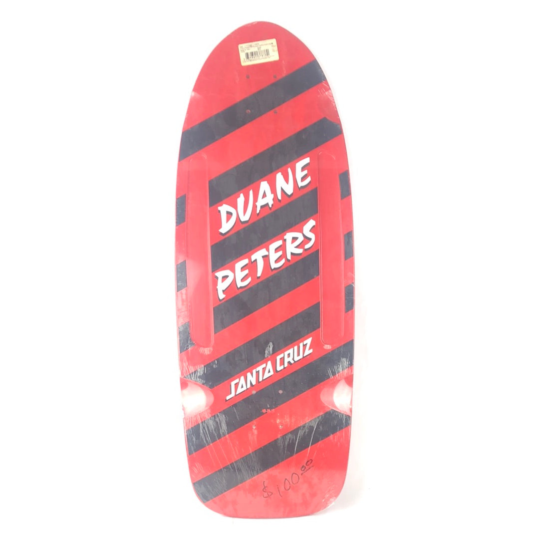 Santa Cruz Duane Peters Stripped Red/Black 10.6 Skateboard Deck 2009 Reissue