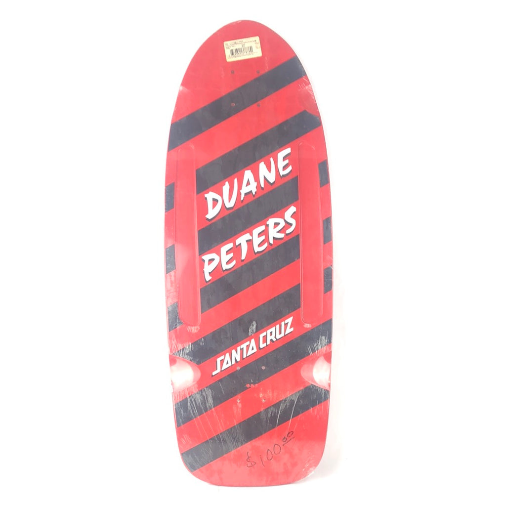 Santa Cruz Duane Peters Stripped Red Black 10.6 Skateboard Deck