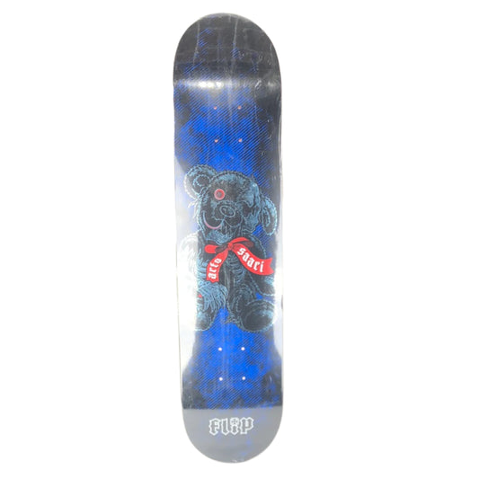 Flip Arto Saari Evil Teddy Bear Black/Blue 7.5'' Vintage NOS Deck
