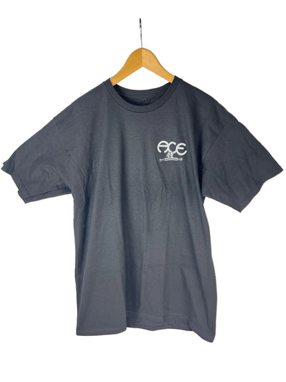 ACE Saved Large Back Print Front Print ACE Truck Black Grey Size L S/s Vintage Shirt