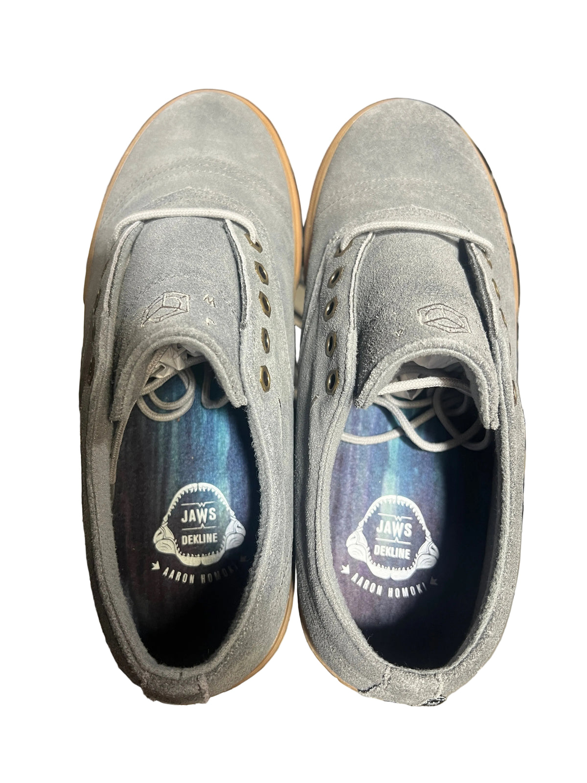 Dekline Jaws Pro Aaron Homoki Mid Grey Gum Size 9.5 Classic Shoes