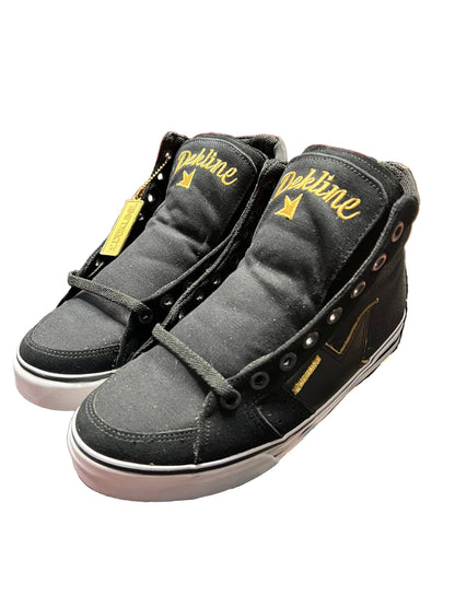 Dekline Matt Ball Autographed Greaser Black Gold Full Grain Size 7.5 Shoes