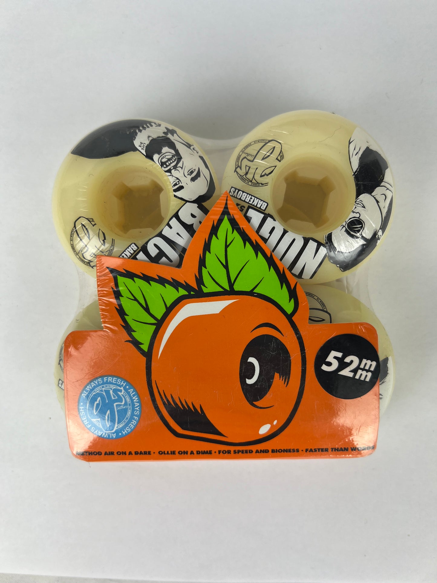 OJ Wheels Sammy Baca Black White Size 52MM Vintage NOS Wheels Size 52MM 101A Duro Vintage NOS Wheels