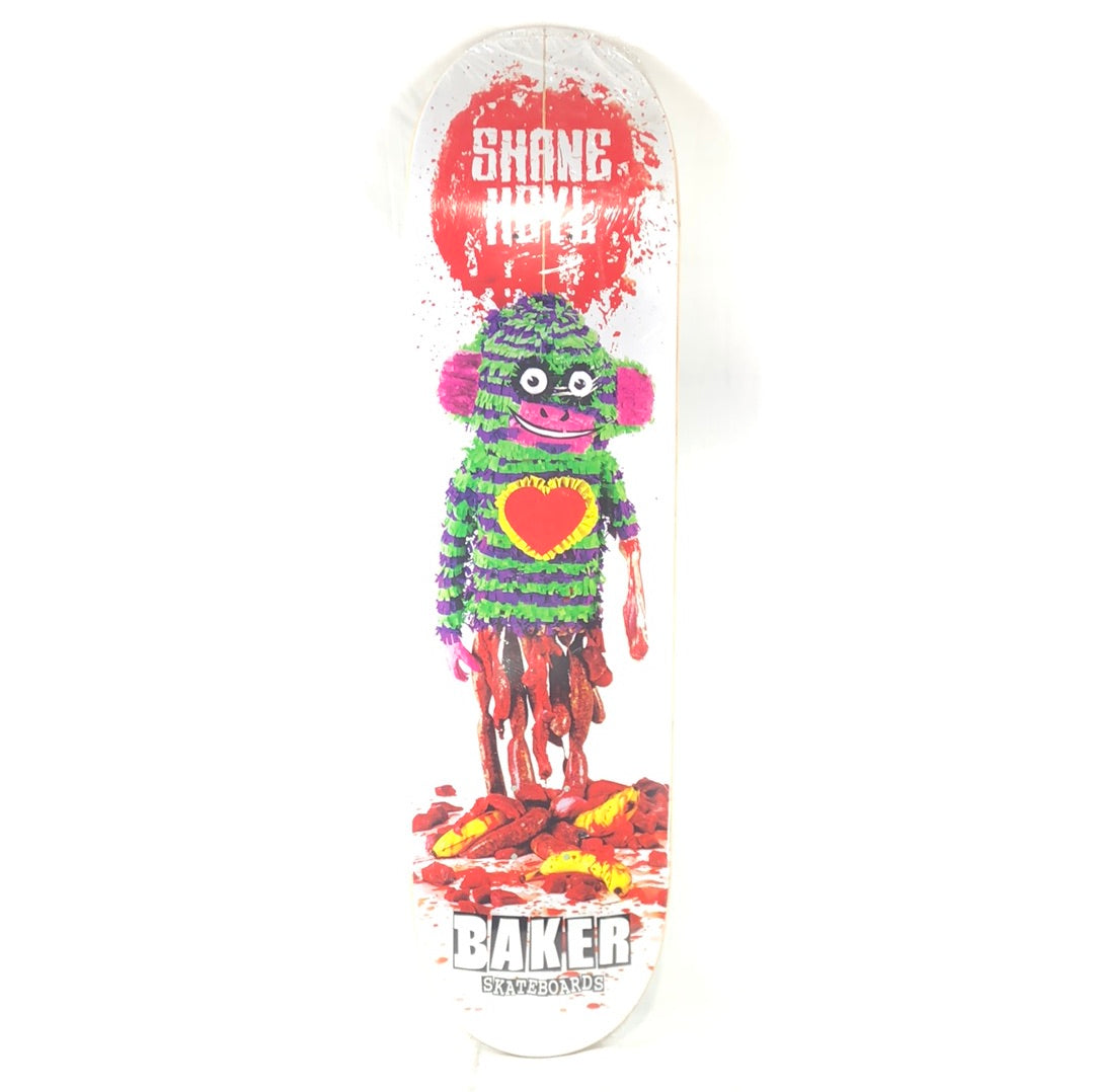 Baker Shane Heyl Sausage Pinata White/Red/Multi Color Size 8.25 Skateboard Deck