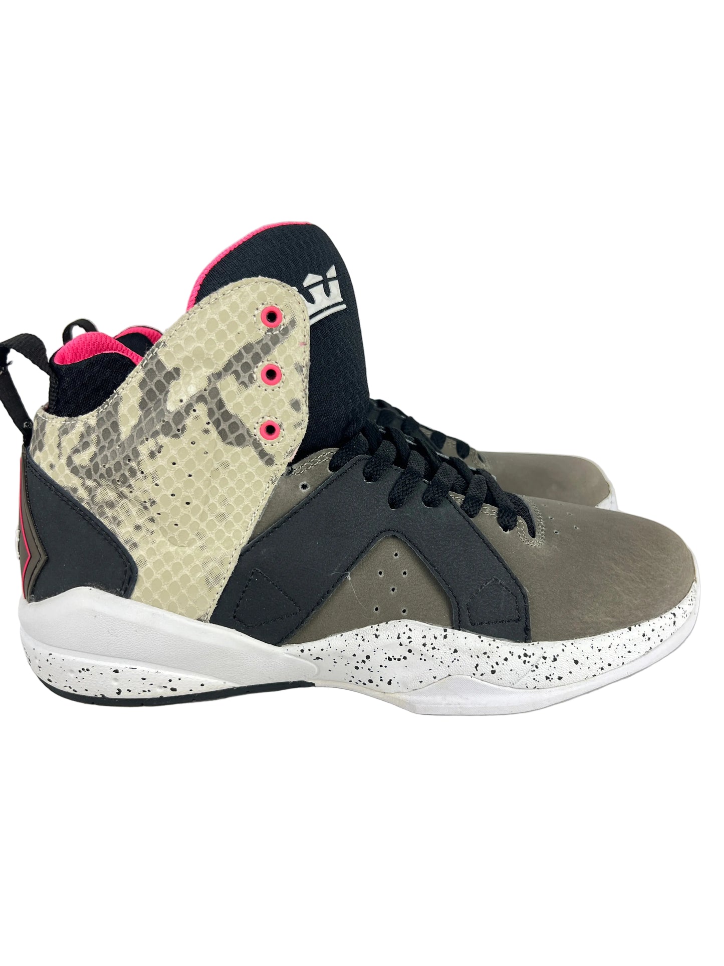 Supra Magazine Black/Snake-White US Mens Size 10 Classic Shoes