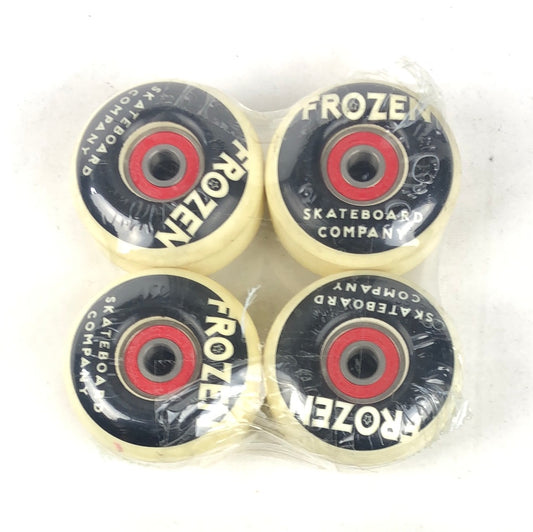 Frozen Logo Black White 51mm Skateboard Wheels