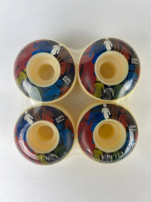 Girl Girls Graphic Black Multi Size 50MM Vintage NOS Wheels