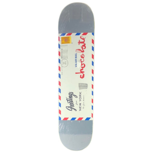Chocolate Gino Iannucci Greetings from New York Grey/White 7.5" Skateboard Deck