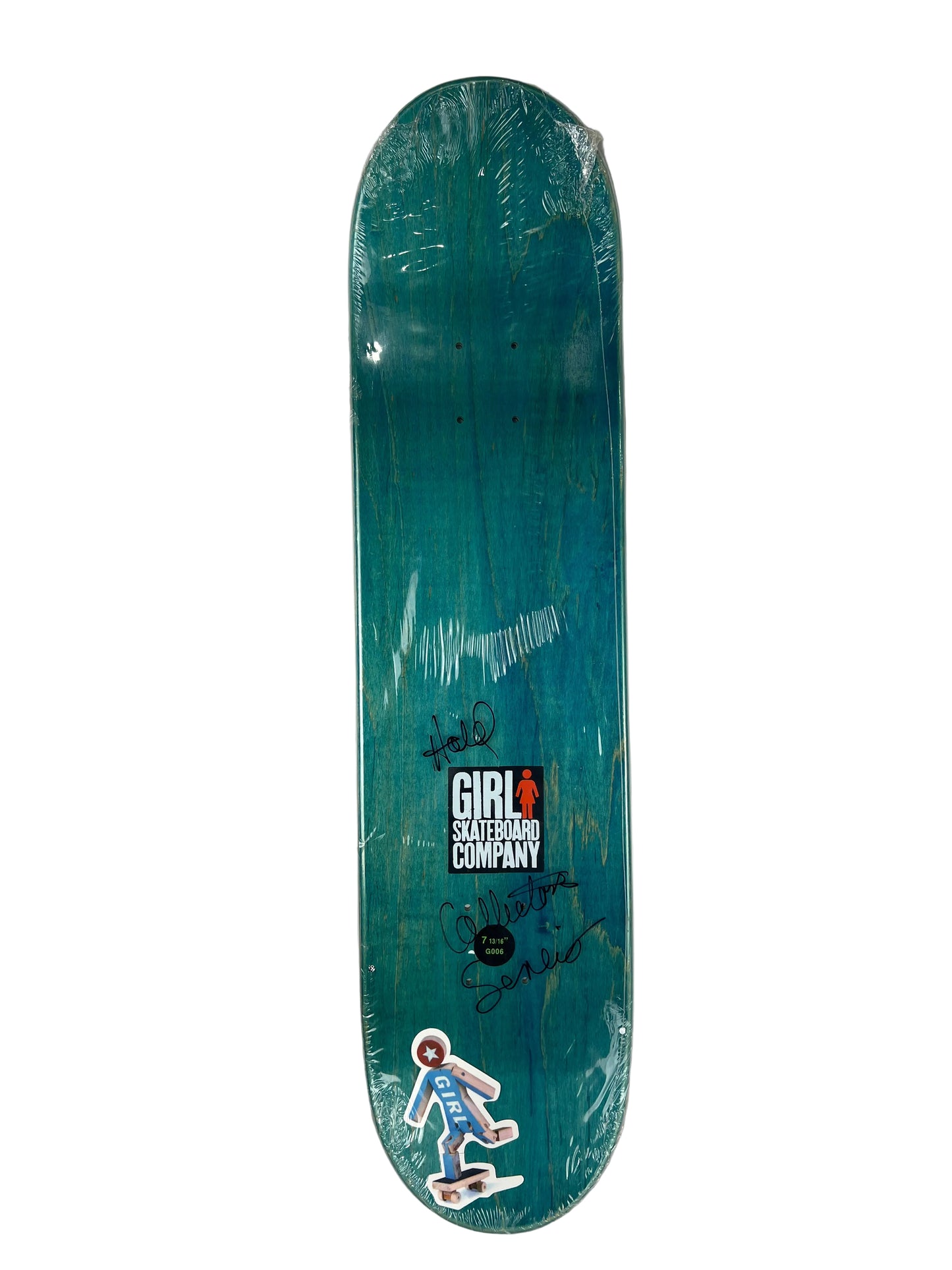 Girl Guy Mariano Face Melter Series Deck Red Green Blue Black Size 7.8125" Vintage NOS Deck 2009