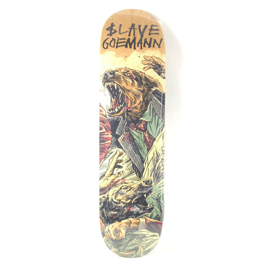 Slave Jon Goemann Dogs Attack Size 8.38 Skateboard Deck