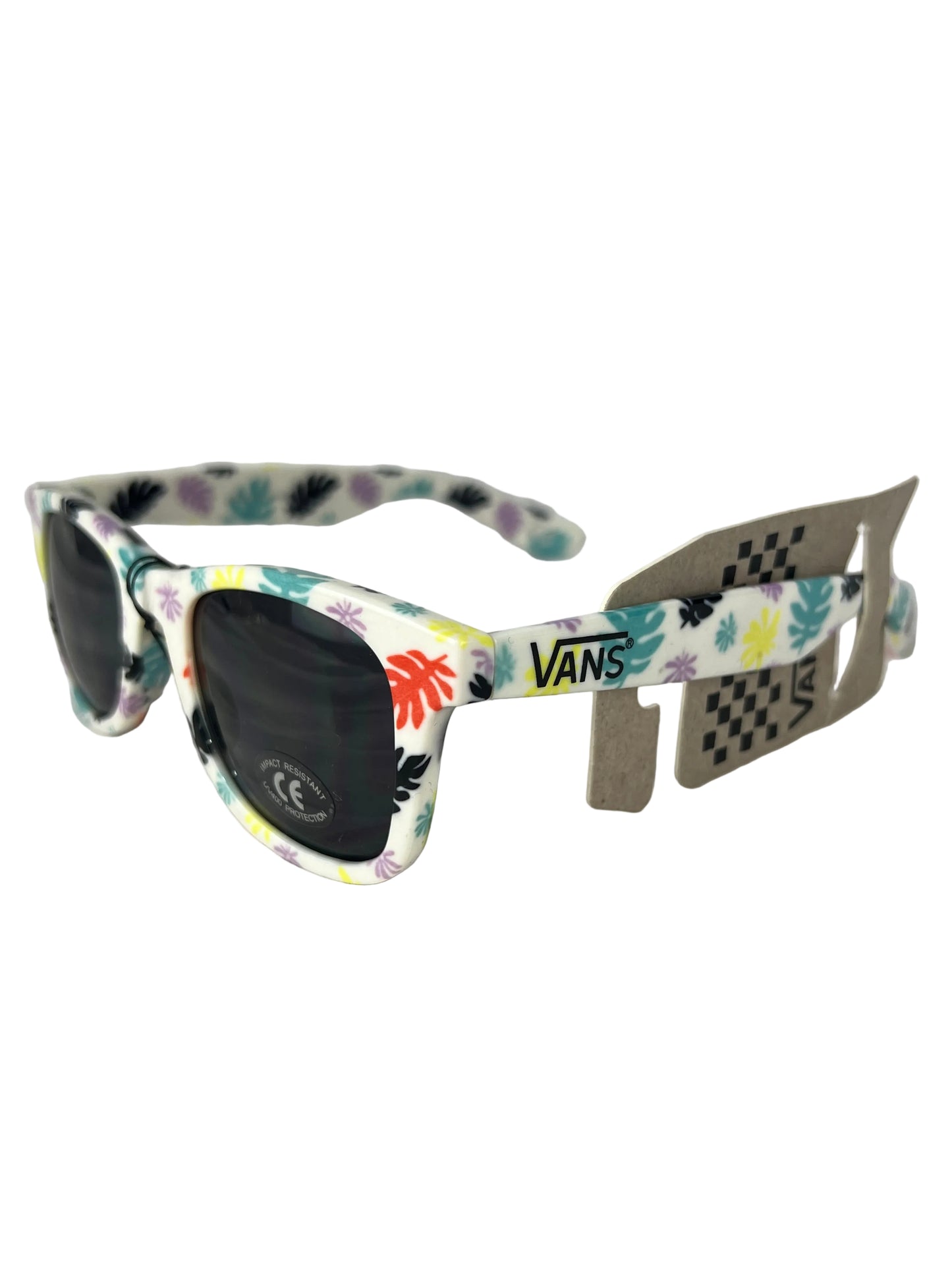 Vans Janelle Hipster Floral White Vintage UV Protection Sunglasses