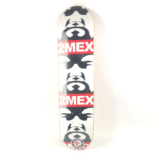 Sound Clash 2MEX Faces Black/White/Red 7.75" Skateboard Deck