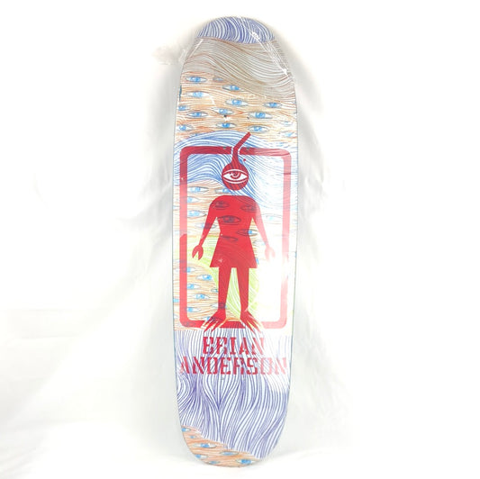 Girl Brian Anderson Girl/Toy Machine Logo Multi Color 9" Skateboard Deck 2011