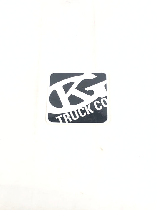 Grind King G Clear Black 4" x 4.25" Vintage NOS Sticker