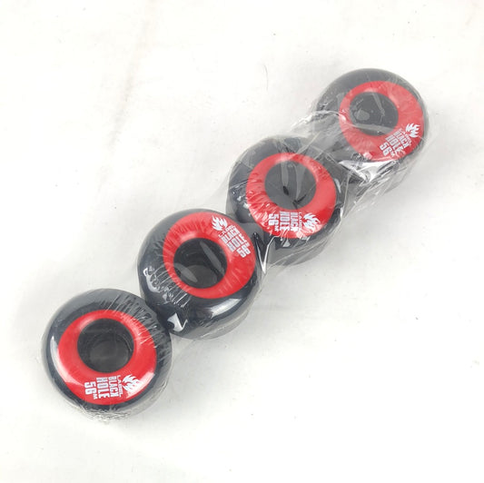 Black Label Black Hole Black Red White 56mm Skateboard Wheels