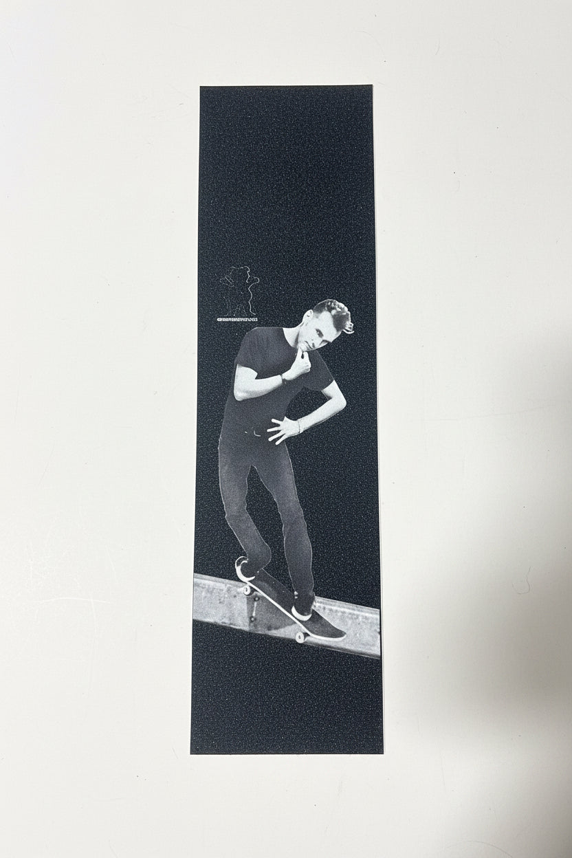 Grizzly X Everybody Skates Morrissey Back Smith & Grizzly Bear Optional Cutout 9 x 33 NOS Graphic Griptape