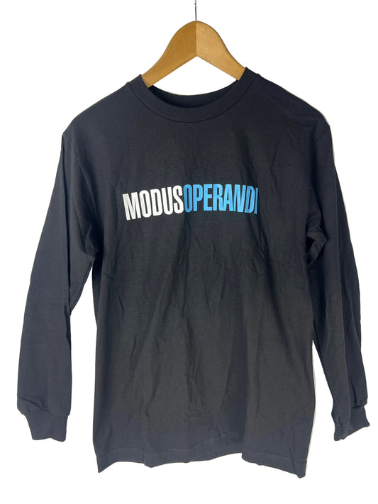 Transworld Skateboarding Modus Operandi Tenth Video Year 2000 Black White Blue Size S L/s Vintage Shirt