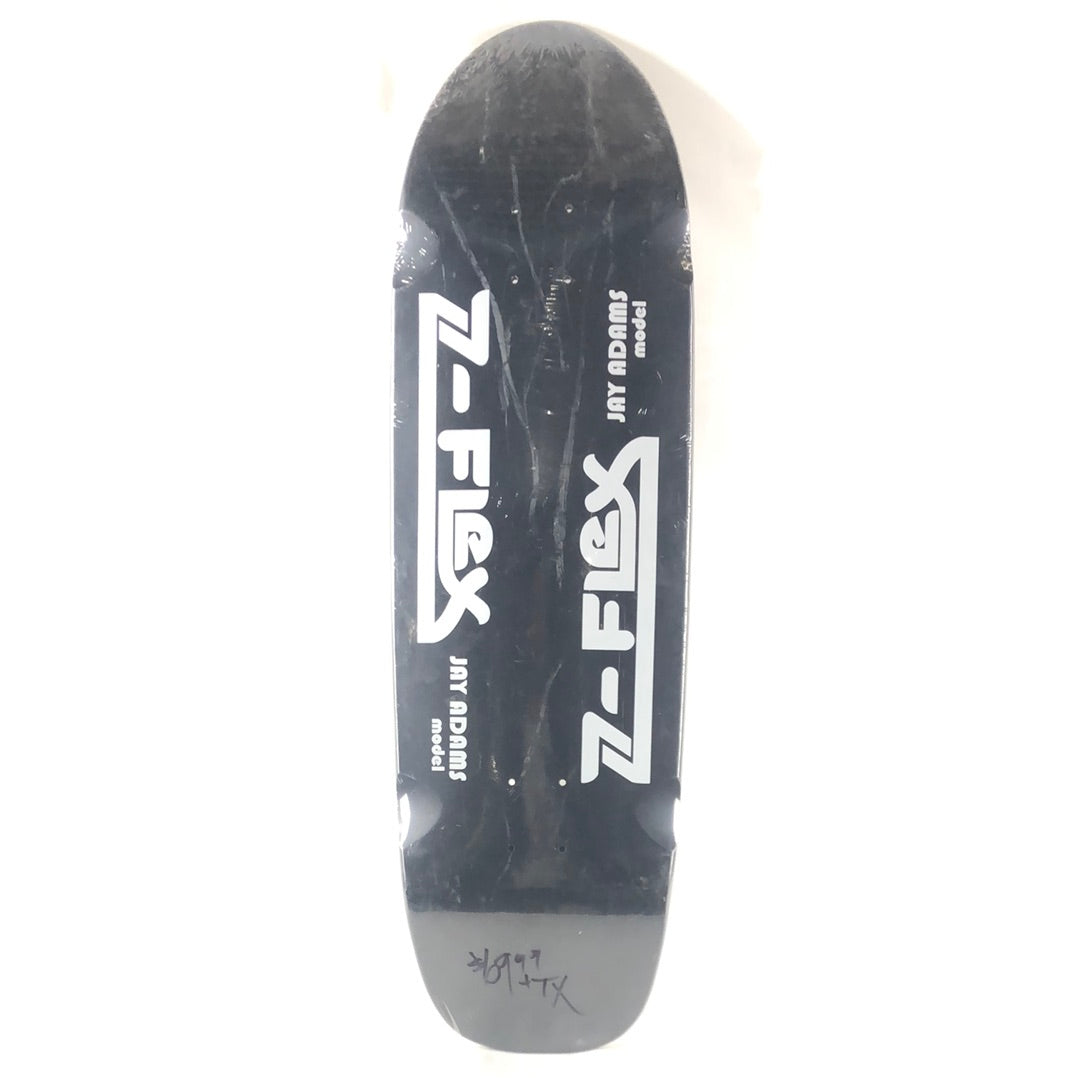 Z-Flex Jay Adams Model Black/White 9.5" Skateboard Deck