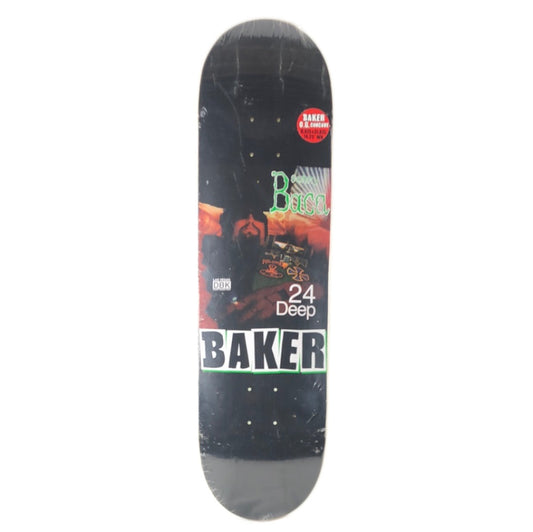 Baker Sammy Baca 24 Deep Black/White/Green/Multi Color Size 8.475 Skateboard Deck