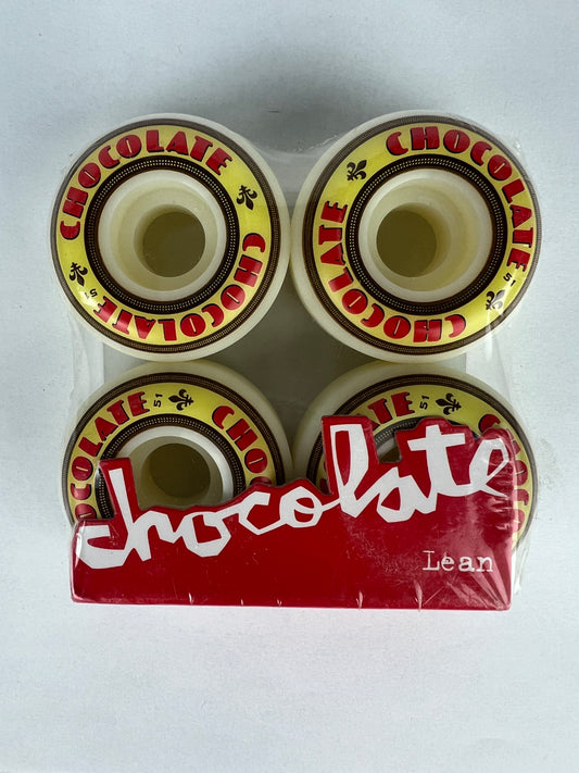 Chocolate Lean Saints Yellow Red White Size 51MM Vintage NOS Wheels