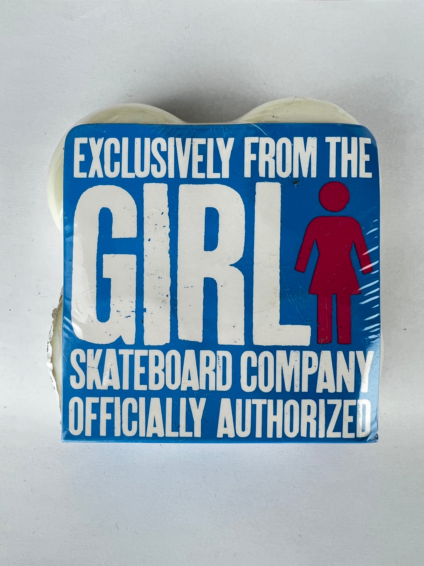 Girl Lean Softline White Pink Blue Size 53MM 98A Duro Vintage NOS Wheels