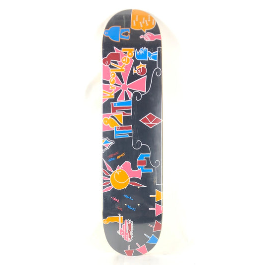 Krooked Bang Bang Black Pink 7.75" Skateboard Deck